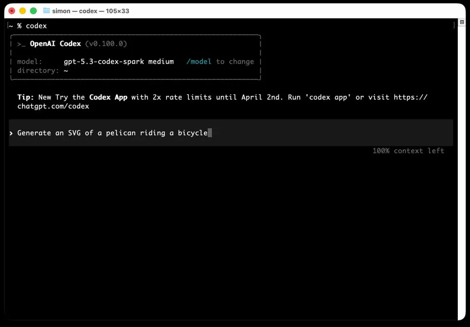 GPT-5.3 Codex Spark vs Codex · 静态 SVG