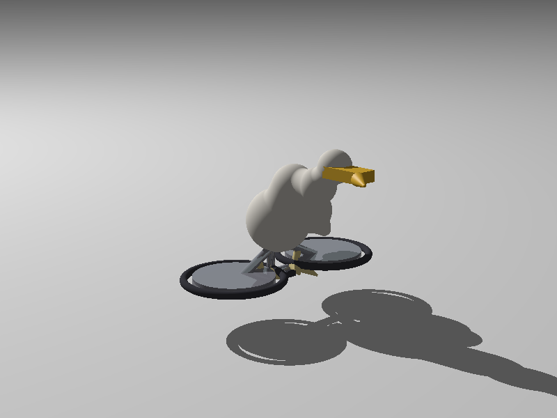 GPT-5.1 Codex · POV-Ray · 原作者 POV-Ray 渲染图