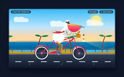gemini-3.8-flash · high cycling run 1 animation