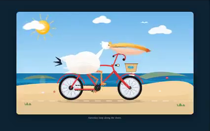 grok-4.7 · high cycling run 1 animation