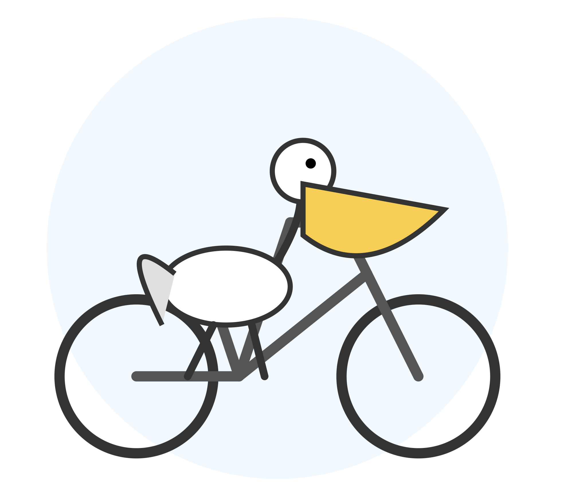 DiffusionGemma · the author's published bicycle preview · Original PNG published by the author, not an archive-repaired SVG