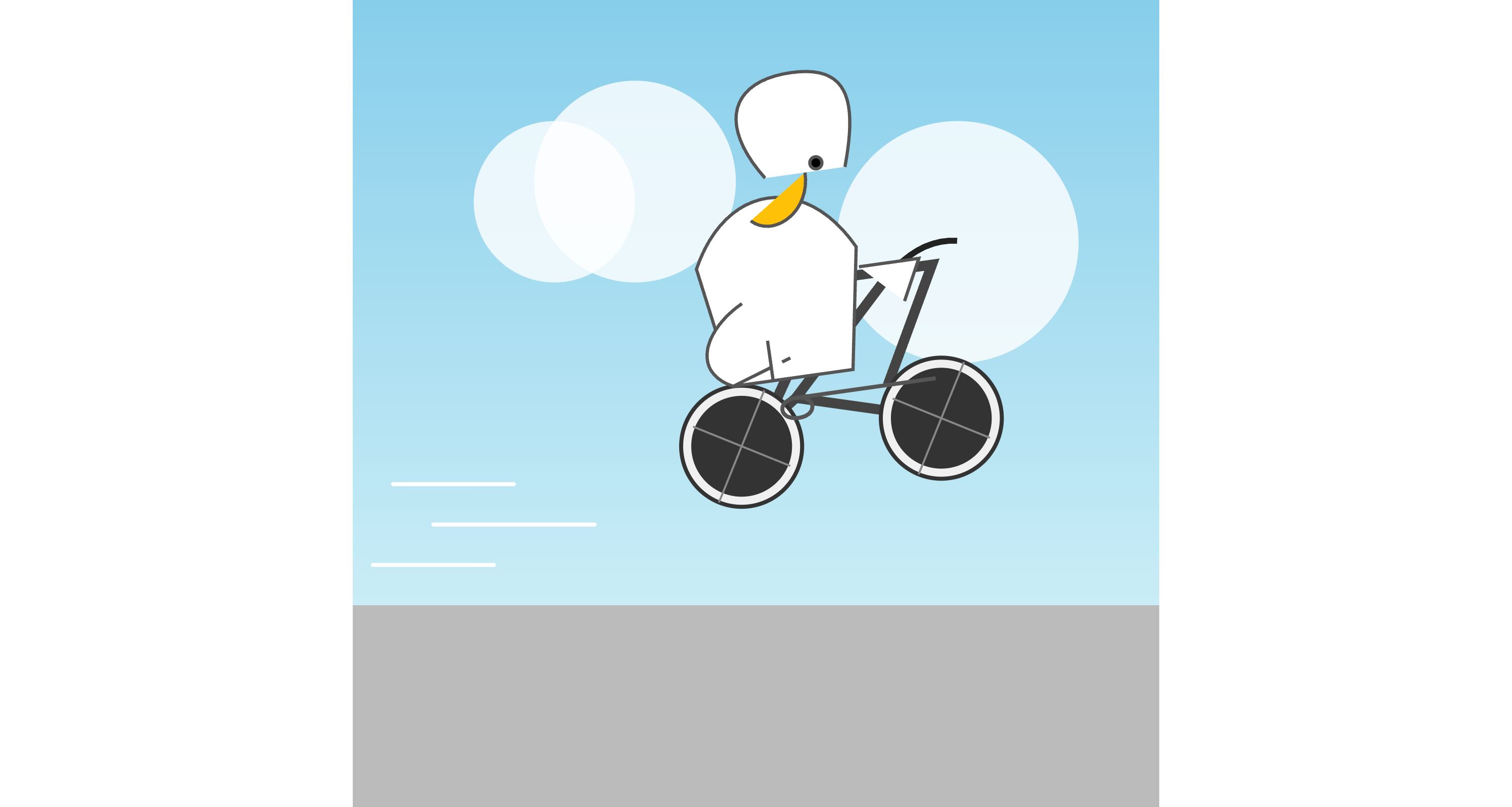 Gemini 2.5 Pro · 看图迭代的骑车鹈鹕 · 过程预览 4；同一作品，不另计
