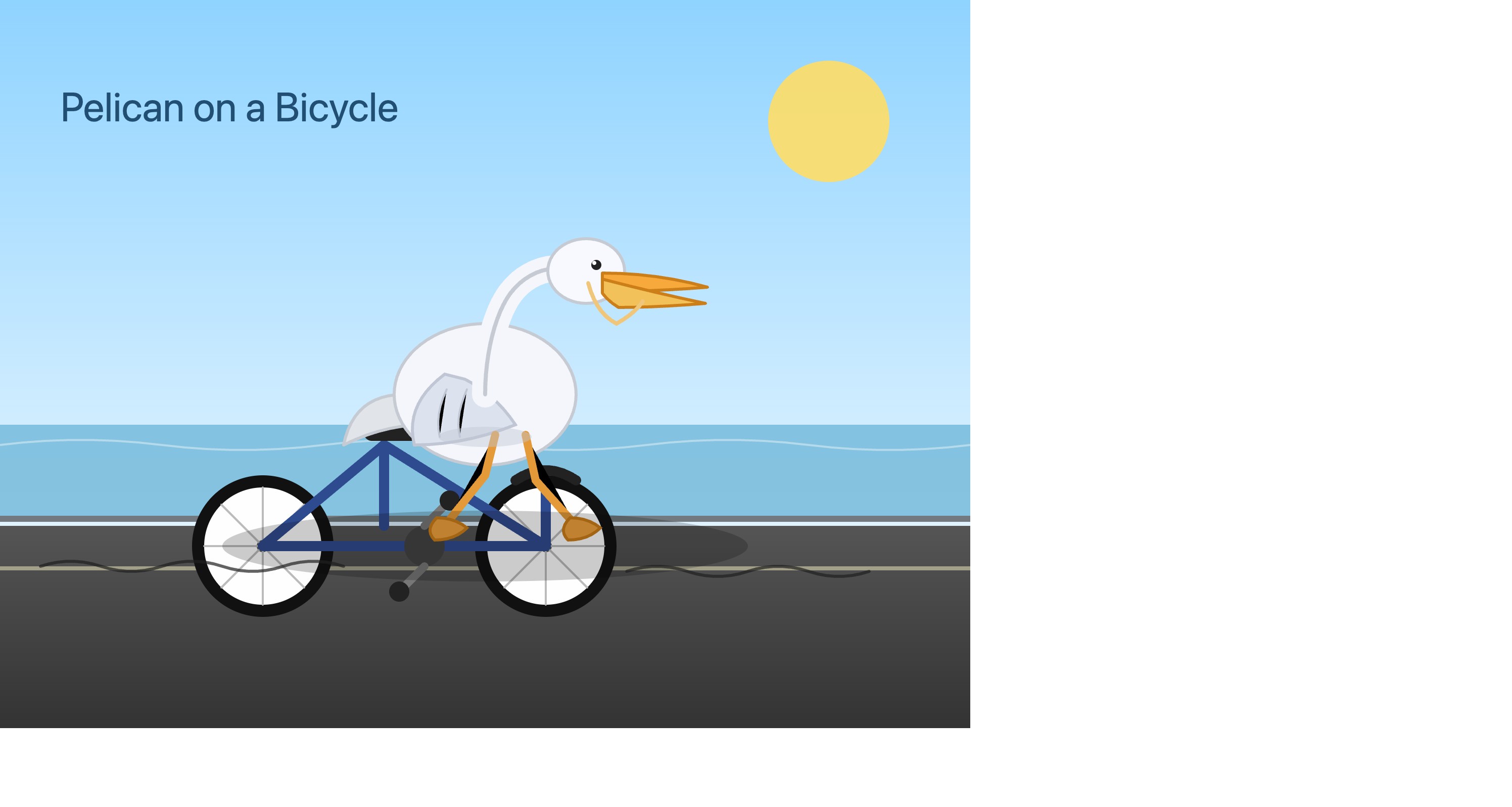 GPT-5.1 · medium · vision-guided cycling pelican · Process preview 1; same work, not another output
