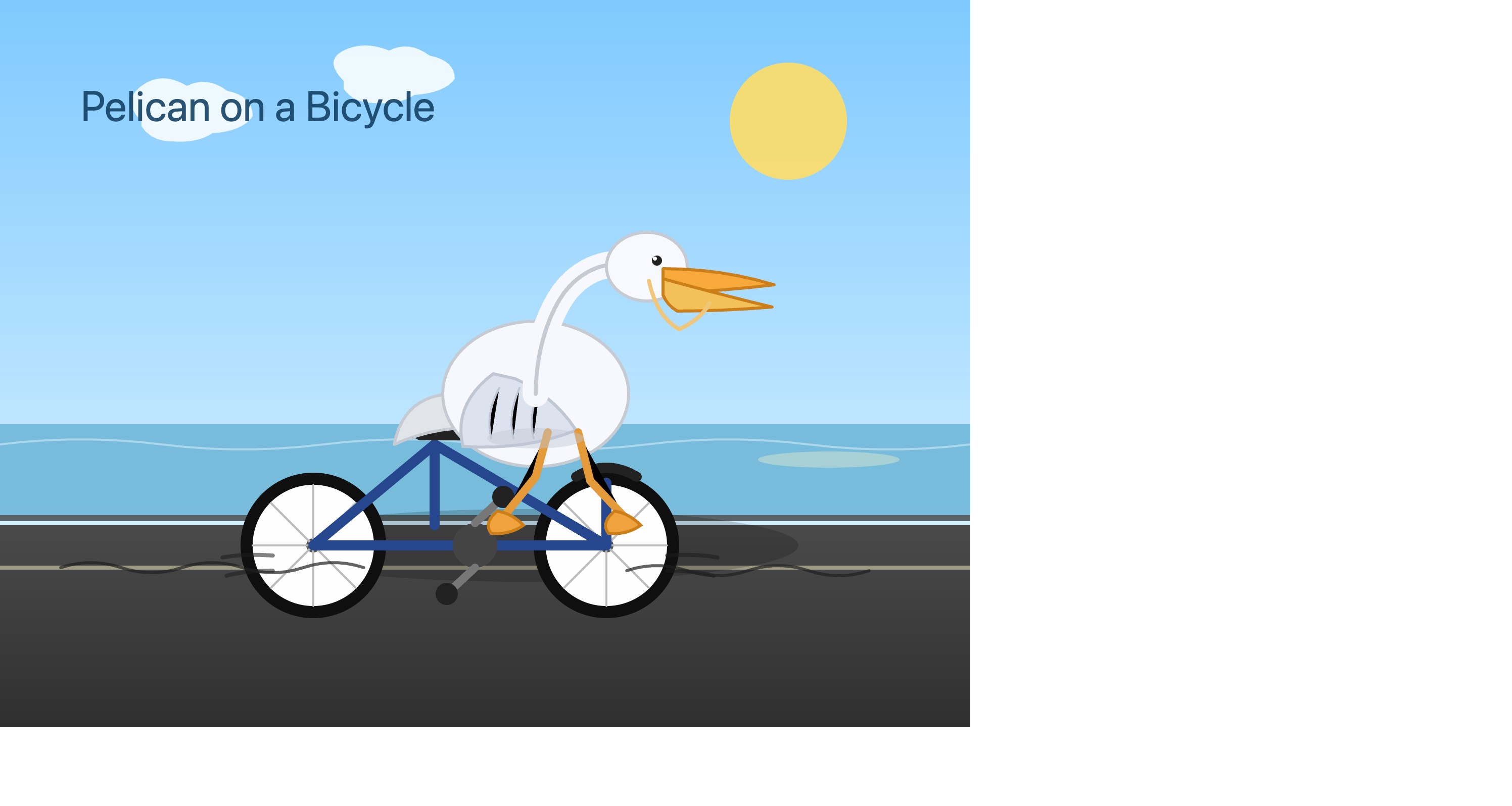 GPT-5.1 · medium · vision-guided cycling pelican · Process preview 2; same work, not another output