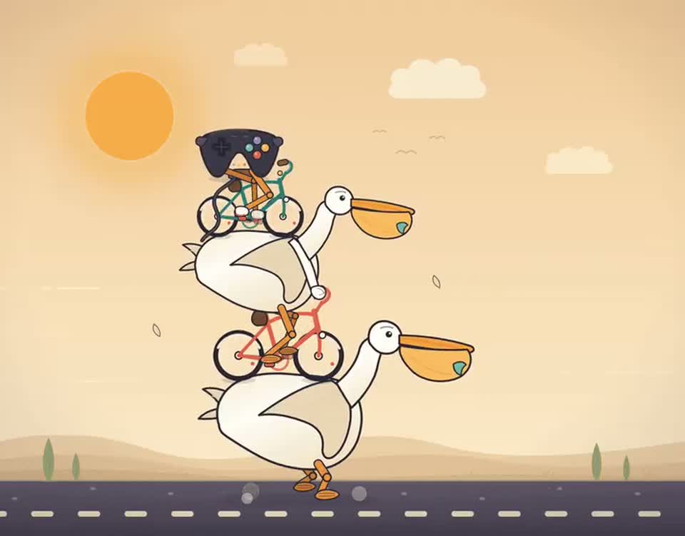 DeepSeek V4.1 Flash 1017 · Recursive controller and pelican cyclists