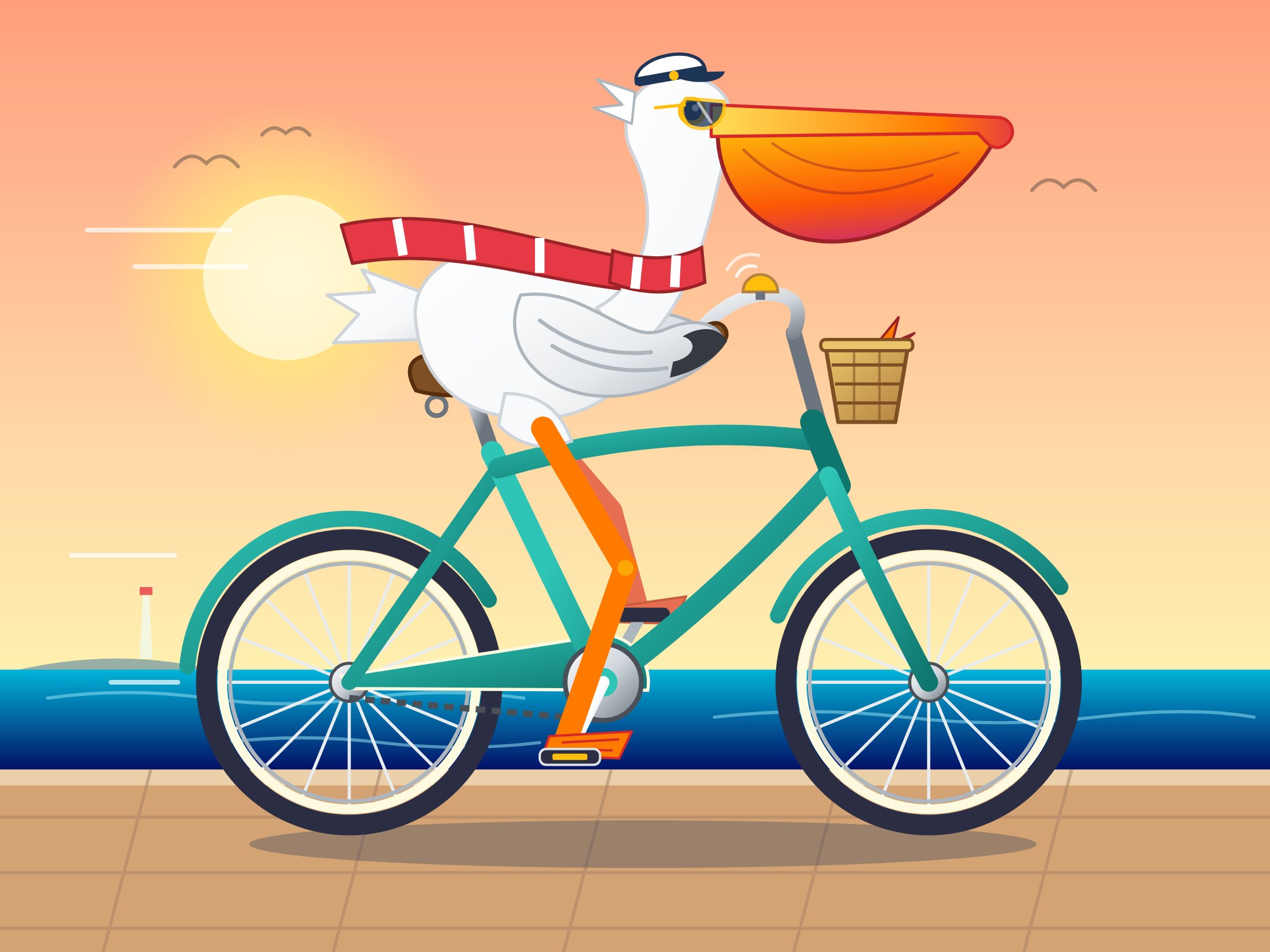 Argon pelican · prompt wording 2 · Original output