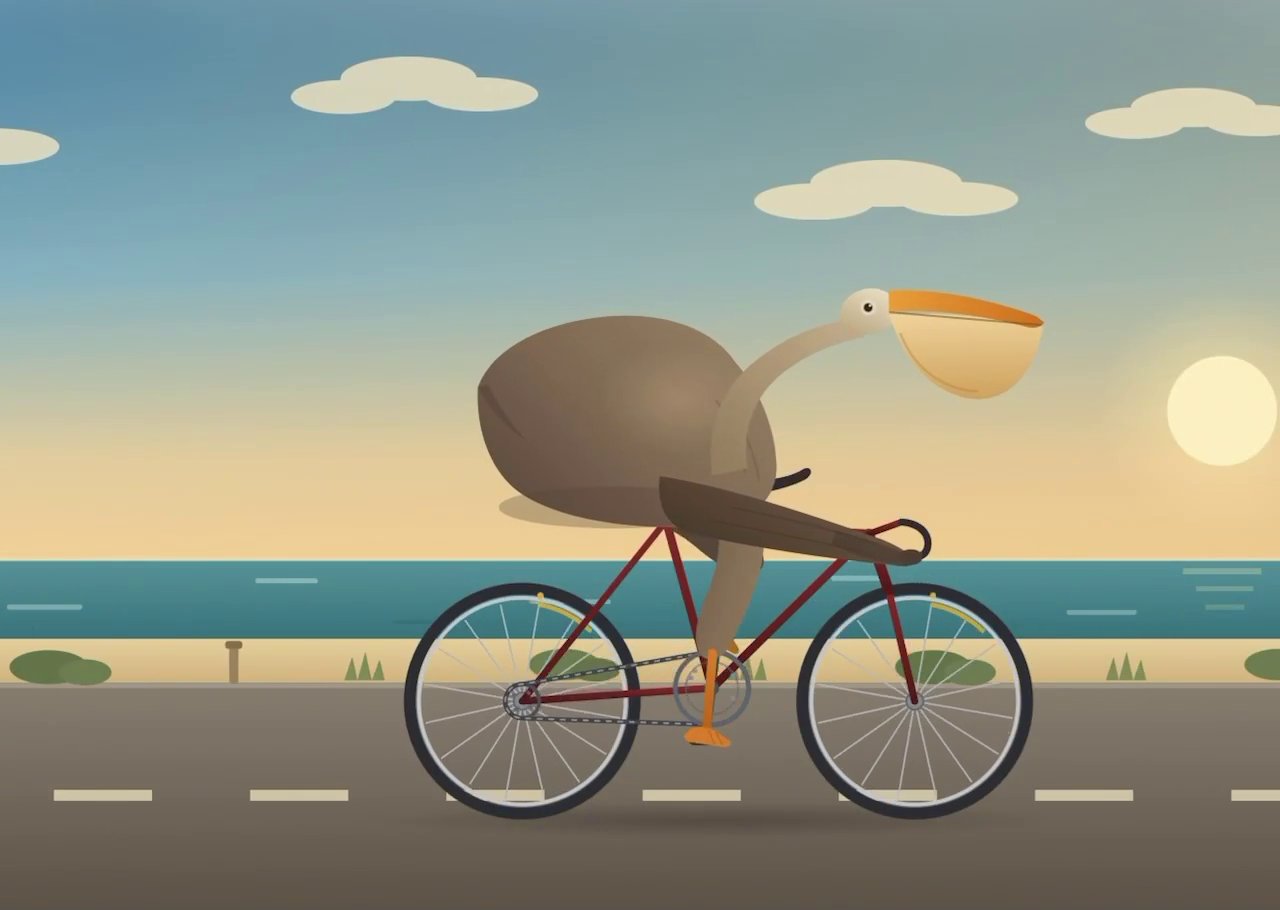 OrcaSAQ-2 27B · OrcaRouter cycling animation · Frame from original media · 2.647 s