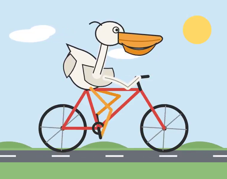 sonnet 5.5 · Jack’s original cycling animation · Frame from original media · 2.907 s