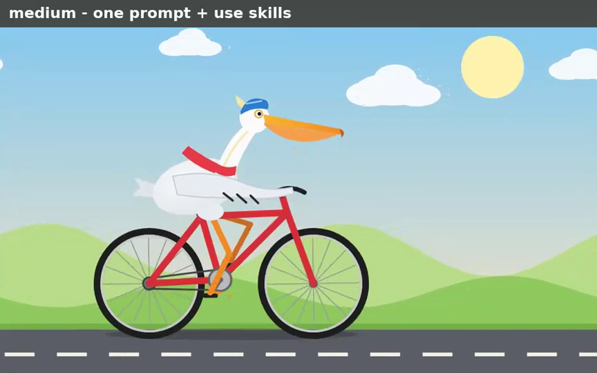Claude Opus 5.5 · medium original cycling animation · Frame from original media · 1.2 s