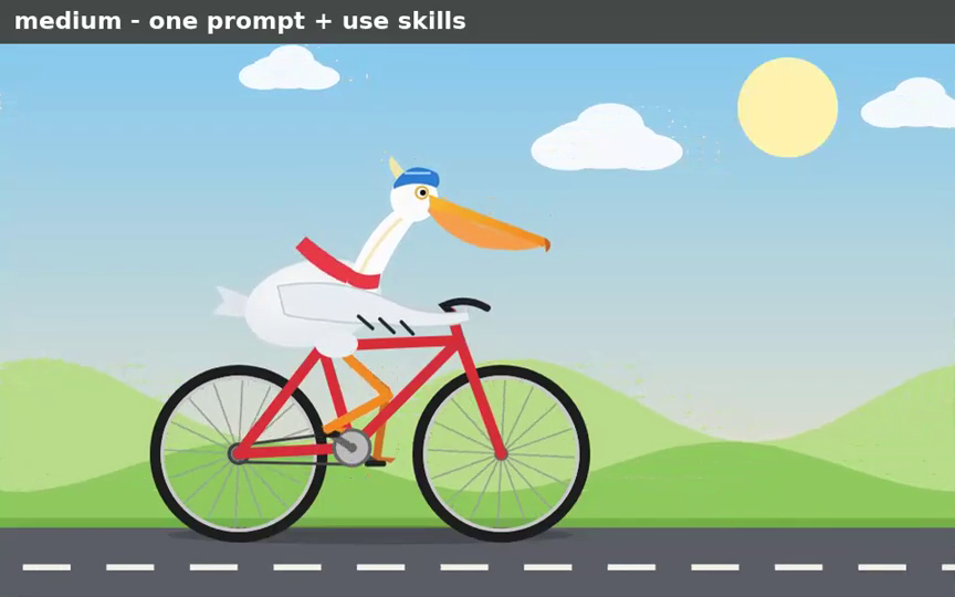 Claude Opus 5.5 · medium original cycling animation · Frame from original media · 2.4 s