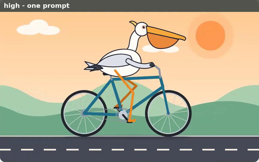 Claude Opus 5.5 · high original cycling animation · Frame from original media · 1.2 s