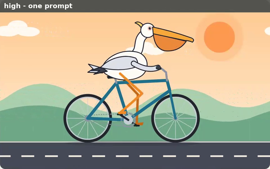Claude Opus 5.5 · high original cycling animation · Frame from original media · 4.8 s
