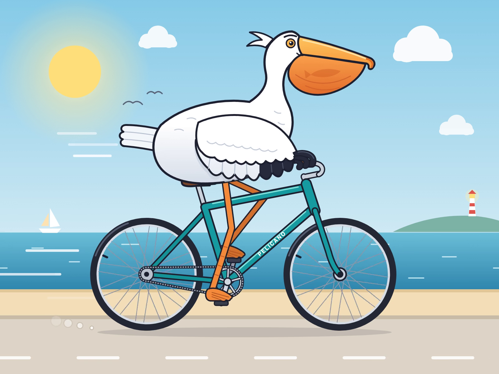 Claude Opus 5.5 · seaside SVG animation in Cursor · Frame from original media · 4.32 s
