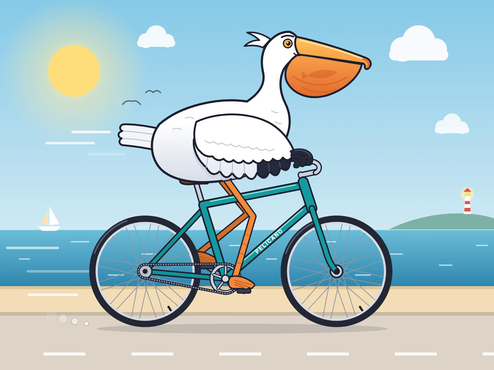 Claude Opus 5.5 · seaside SVG animation in Cursor · Frame from original media · 5.76 s