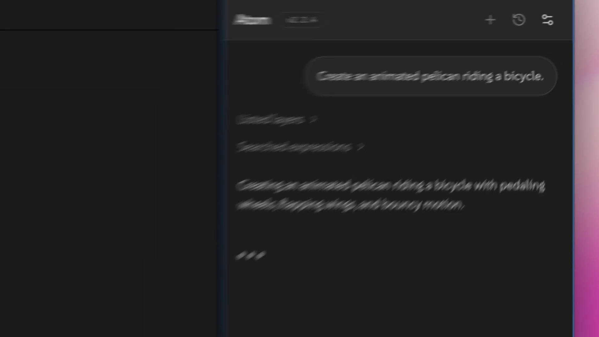 Gemini 3.1 + After Effects · Frame from original media · 6.594 s