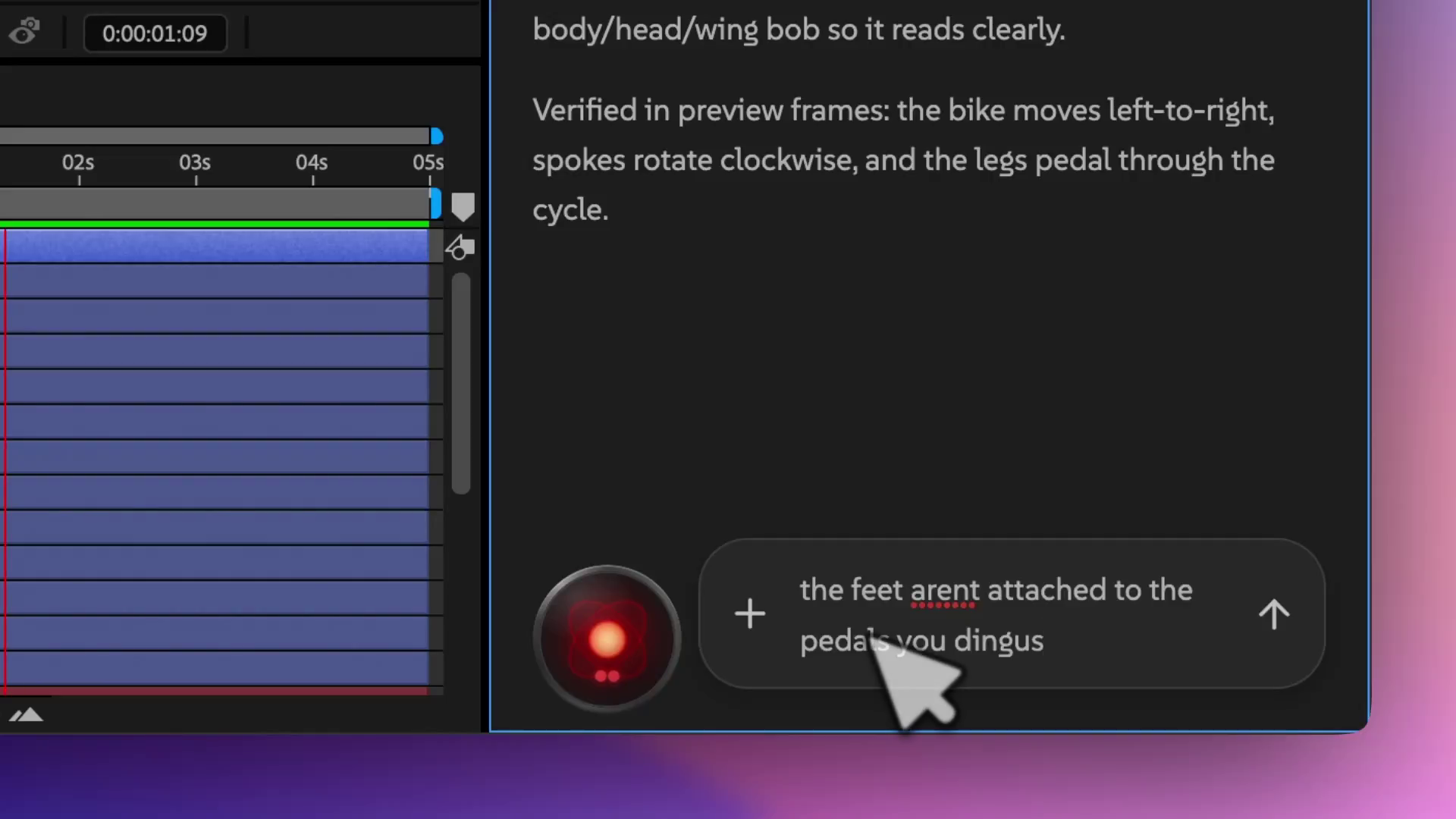 GPT-5.4 + After Effects · Frame from original media · 18.167 s